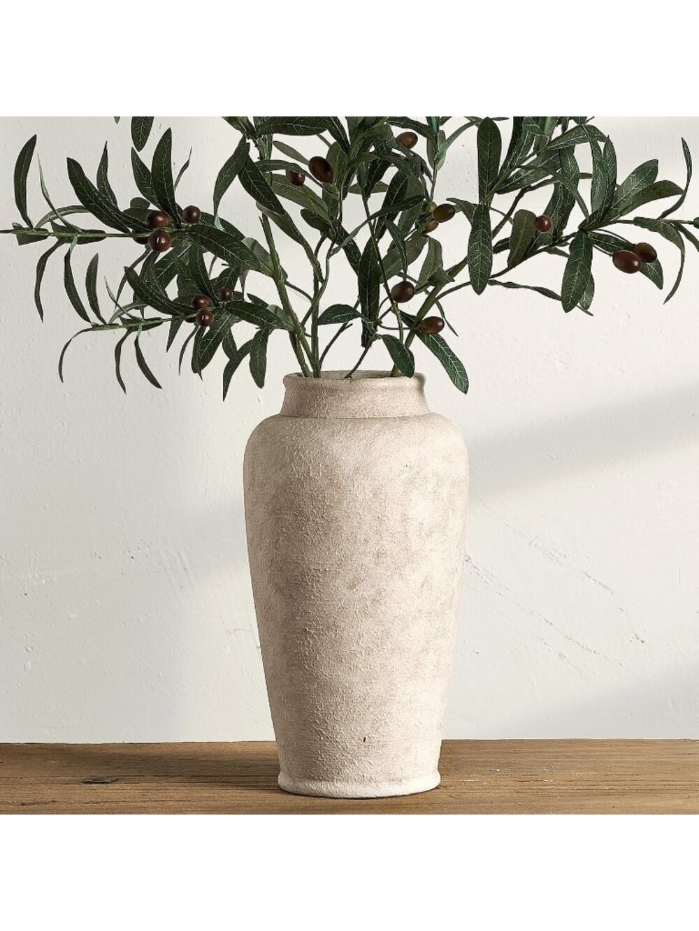 12 Ceramic Flower Tall Vase Large Rustic Farmhouse Table Living Room Home Decor
